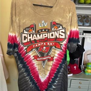 Tampa Bay Buccaneers Champions Tie-Dye T-Shirt XL